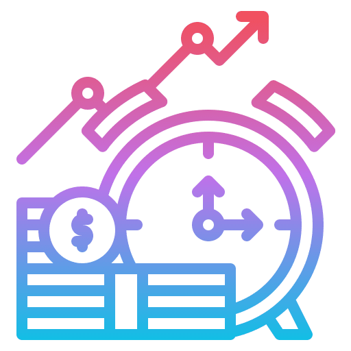 Time management business and finance business productivity icon Time management business and finance business productivity icon
