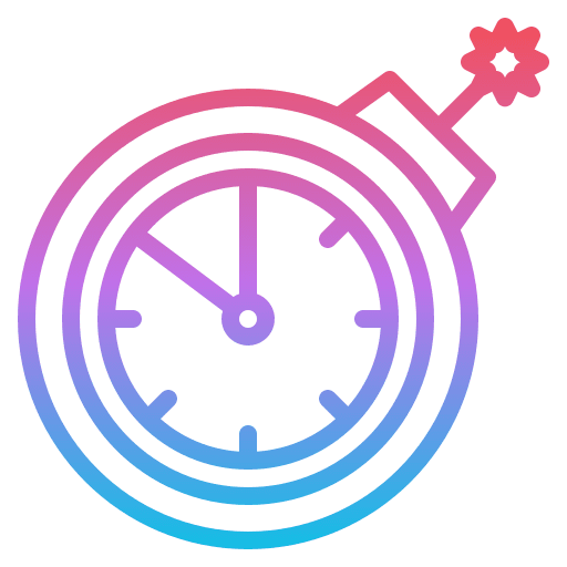 Deadline bomb business and finance management icon Deadline bomb business and finance management icon