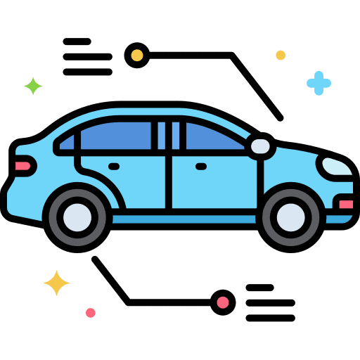 Value transportation buying automotive icon