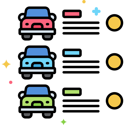 Cars ecommerce car service vehicles icon