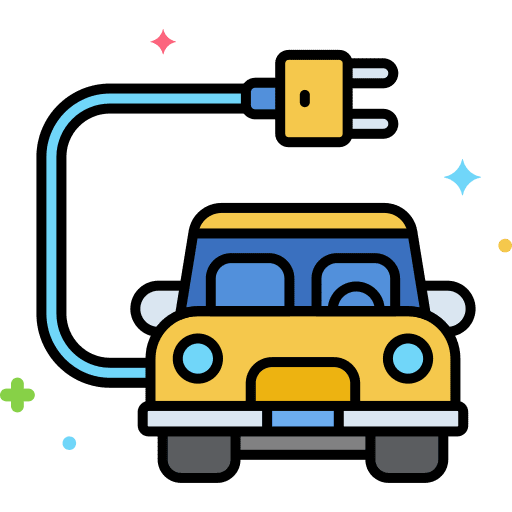 Electric car plug electric car automobile icon Electric car plug electric car automobile icon