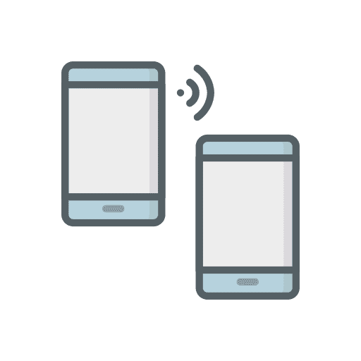 Data transfer signal wifi data transfer icon