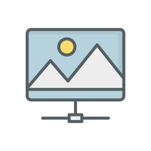 Photo gallery picture network share icon