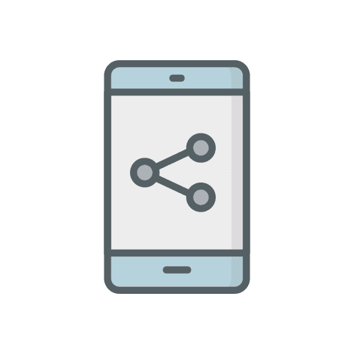Mobile mobile smartphone social media icon Mobile mobile smartphone social media icon
