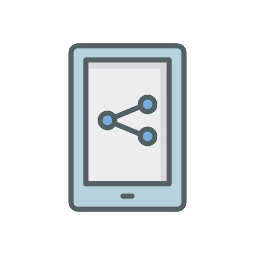 Share ui smartphone social media icon Share ui smartphone social media icon