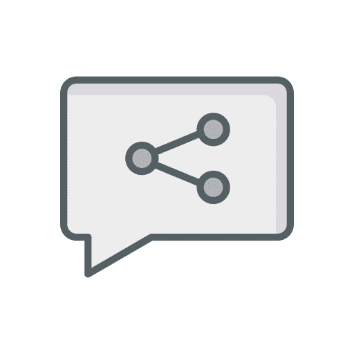 Speech bubble share social media speech bubble icon Speech bubble share social media speech bubble icon