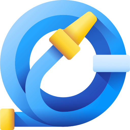 Hose clean water hose carwash icon