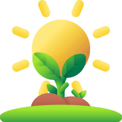 Sunlight sunlight sprouts agriculture icon