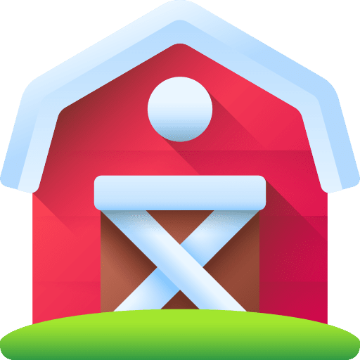 Farm barn gardening farming and gardening icon Farm barn gardening farming and gardening icon
