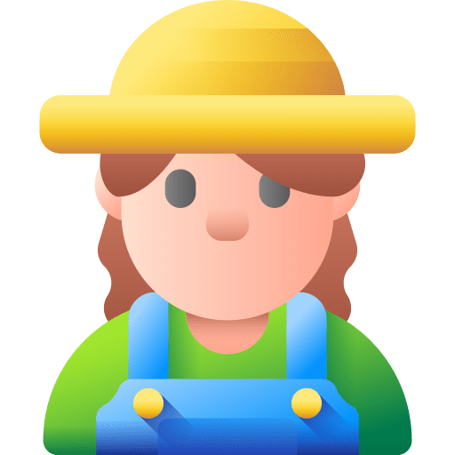 Farmer agriculture man gardener icon Farmer agriculture man gardener icon