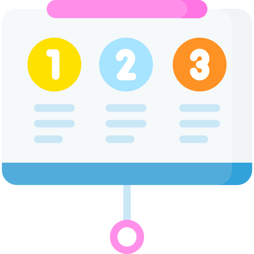 Presentation planning business and finance timeline icon