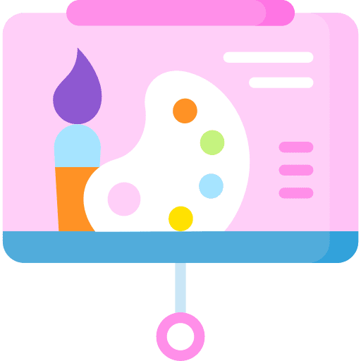 Presentation presentation education color icon