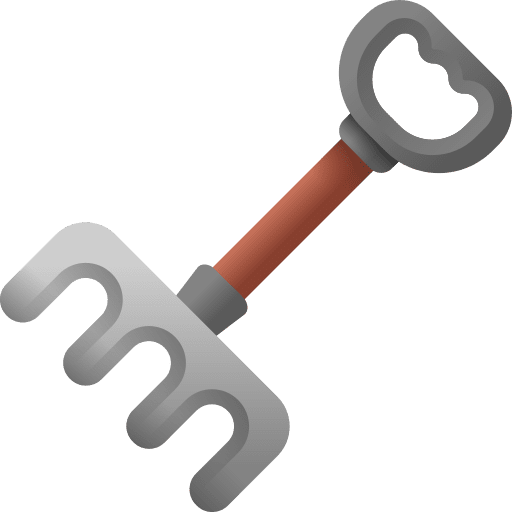 Rake gardening tool rake equipment icon Rake gardening tool rake equipment icon