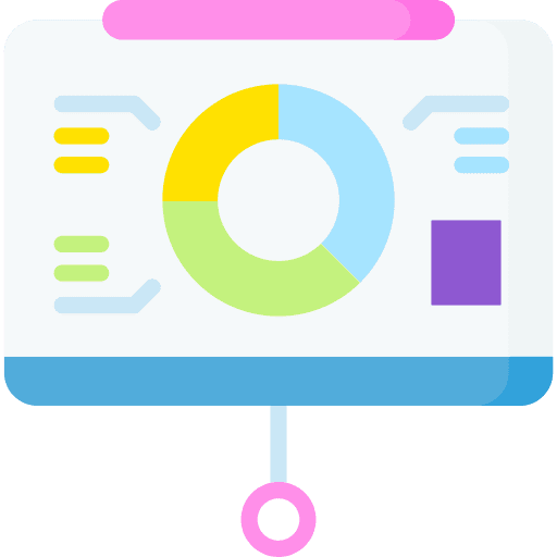 Presentation report diagram pie chart icon Presentation report diagram pie chart icon