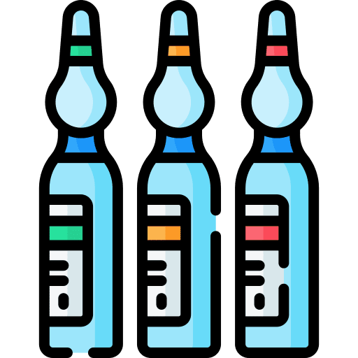 Ampoule serum vaccine vial icon