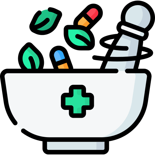 Pestle healthcare and medical pestle equipment icon
