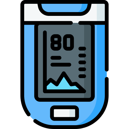 Oximeter healthcare and medical oxigen oximeter icon Oximeter healthcare and medical oxigen oximeter icon