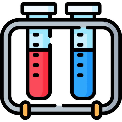 Test tubes lab healthcare education icon Test tubes lab healthcare education icon
