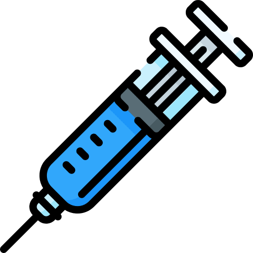 Syringe vaccination vaccine injection icon Syringe vaccination vaccine injection icon