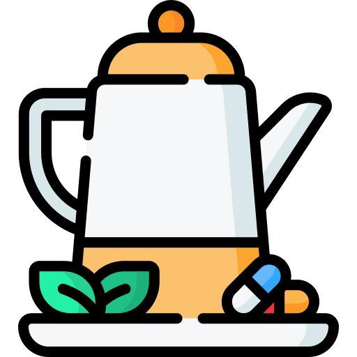 Teapot kitchenware capsules pills icon Teapot kitchenware capsules pills icon