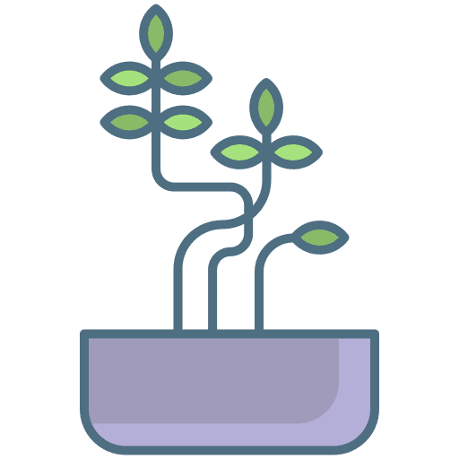 Plant farming and gardening indoor plants nature icon Plant farming and gardening indoor plants nature icon