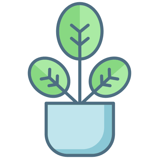 Plant nature farming and gardening pot icon