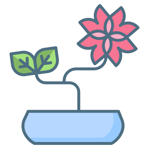 Plant petals nature ixora icon Plant petals nature ixora icon