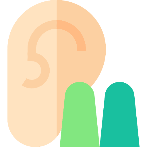 Ear plug hear miscellaneous ear plug icon