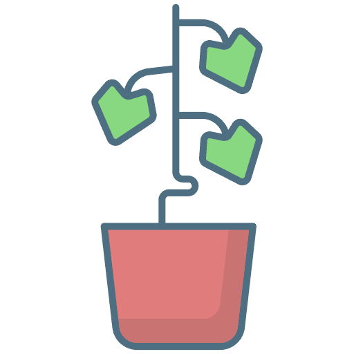 Plant flower pot english ivy icon Plant flower pot english ivy icon