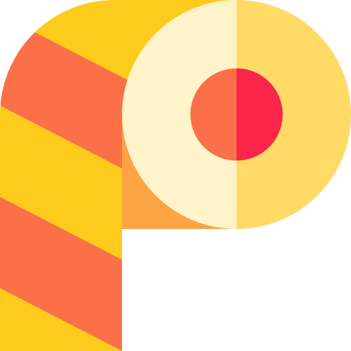 Police line traffic barrier security danger icon