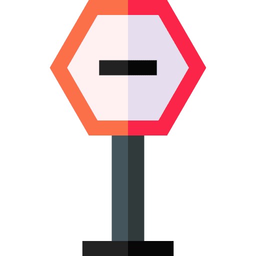 Stop sign stop sign signaling regulation icon Stop sign stop sign signaling regulation icon