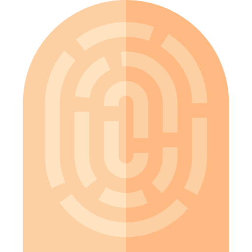Fingerprint finger marks finger evidence icon Fingerprint finger marks finger evidence icon
