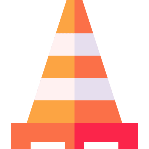 Traffic cone security urban signaling icon Traffic cone security urban signaling icon