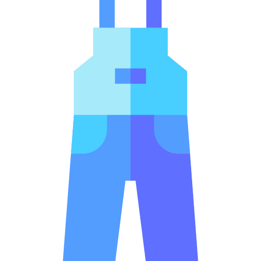 Overalls garment pants clothes icon Overalls garment pants clothes icon