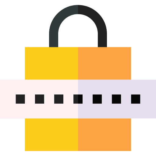 Password padlock login security icon Password padlock login security icon