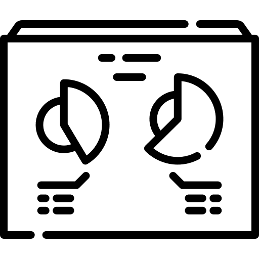 Project status management business and finance computer icon Project status management business and finance computer icon