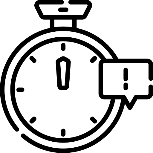 Deadline time and date deadline clock icon Deadline time and date deadline clock icon