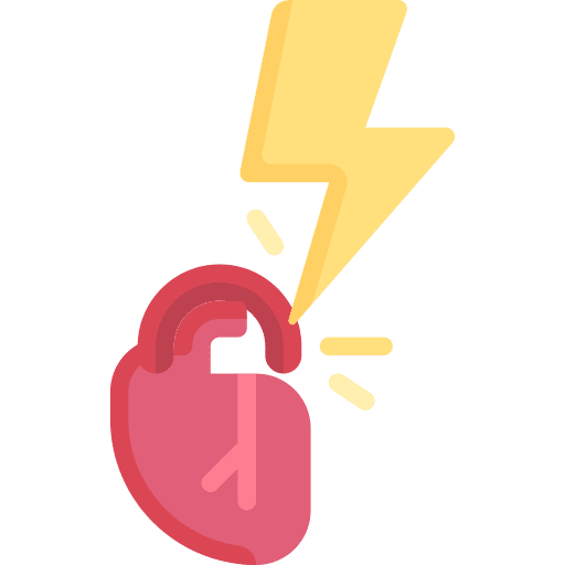 Heart attack healthcare and medical heart attack heart failure icon Heart attack healthcare and medical heart attack heart failure icon