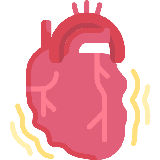 Hypertension heart healthcare and medical disease icon