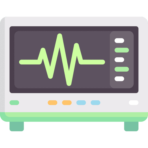 Monitor heart rate pulse healthy icon Monitor heart rate pulse healthy icon