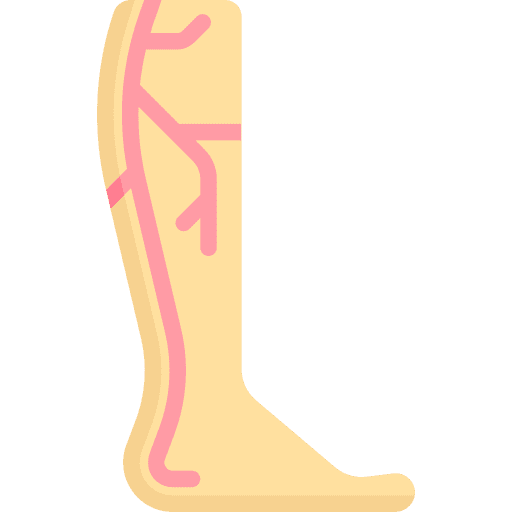 Varicose veins syringe surgery healthcare and medical icon
