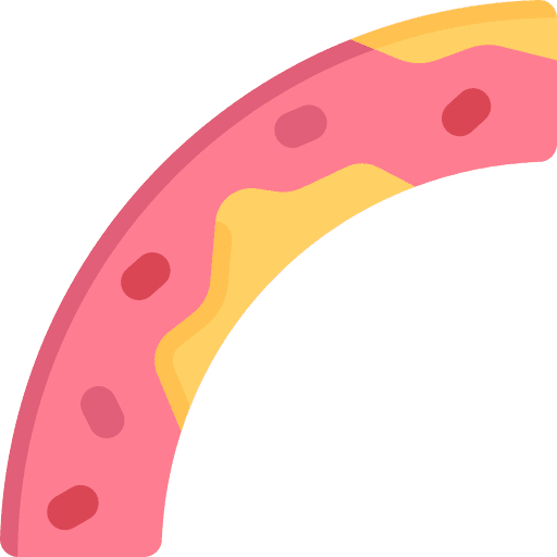 Vascular healthcare and medical veins disease icon