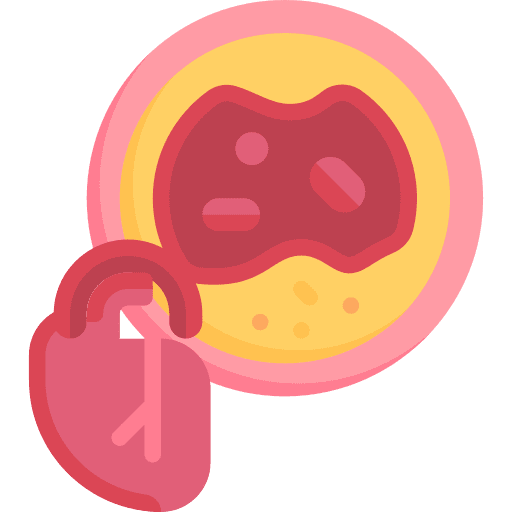 Vessel heart veins healthcare and medical vessel heart icon