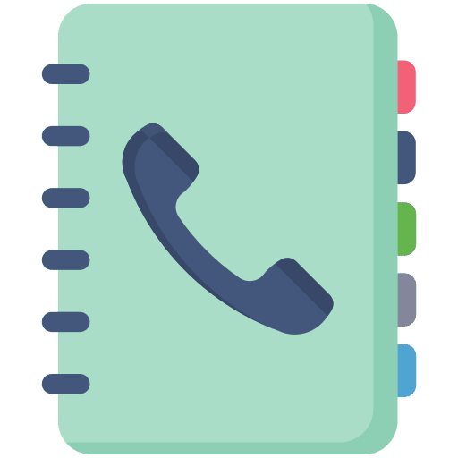 Book contact book directory communications icon Book contact book directory communications icon