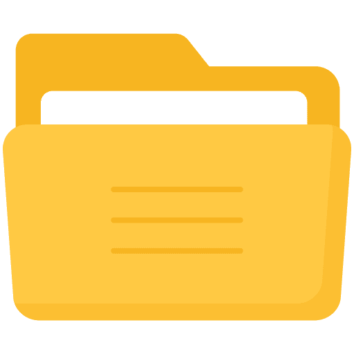 Folder archive files and folders file icon Folder archive files and folders file icon