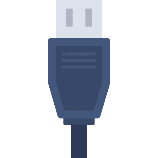 Usb cable electronics data cable interface icon