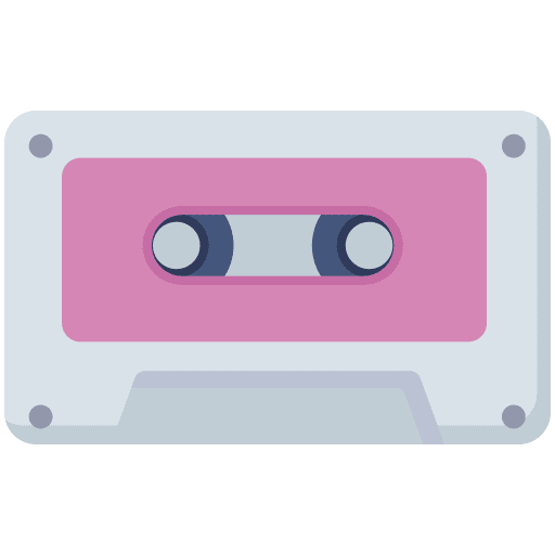 Cassette tape radio record music tape icon Cassette tape radio record music tape icon