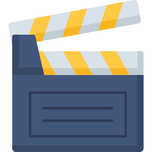 Clapperboard movie cinema clapperboard icon Clapperboard movie cinema clapperboard icon