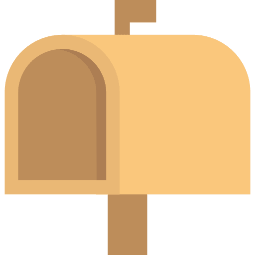 Letter box postal service postbox communications icon Letter box postal service postbox communications icon