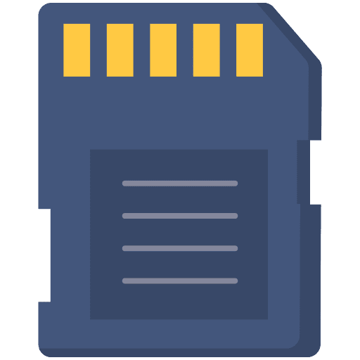 Memory card multimedia computer flash card icon Memory card multimedia computer flash card icon